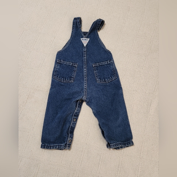Vintage Oshkosh B'Gosh Jean Bib Overalls size 18 Months - Picture 2 of 8